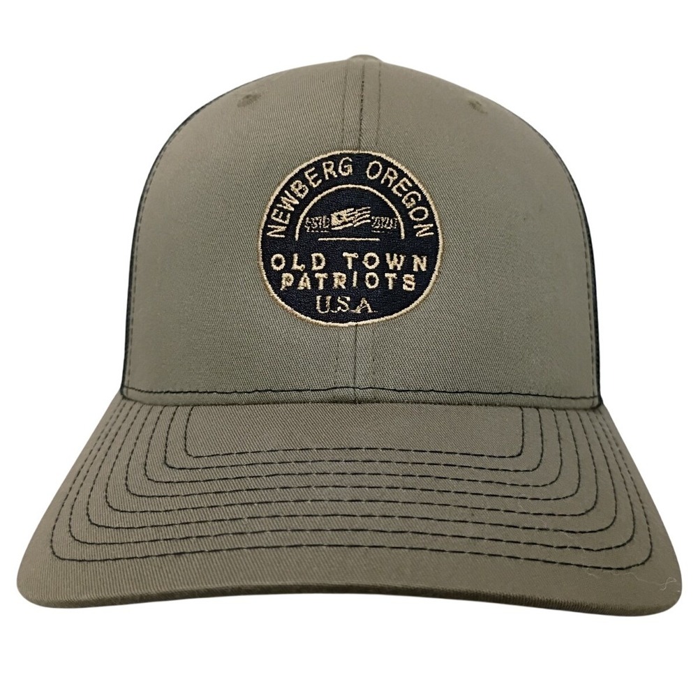 Newberg Oregon Old Town Patriots Snapback Richardson 112 Trucker Cap Hat